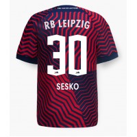 Camisa de time de futebol RB Leipzig Benjamin Sesko #30 Replicas 2º Equipamento 2023-24 Manga Curta